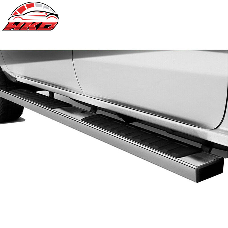 Fits 19-25 Dodge Ram 1500 New Body Quad Cab 6" Chrome Side Step Running Boards