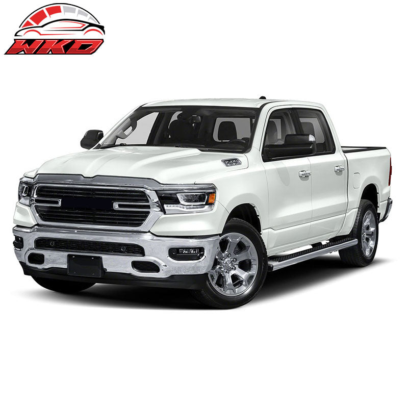 Fits 19-25 Ram 1500 Crew OE Chrome 4.5in Side Step Nerf Bars Running Boards