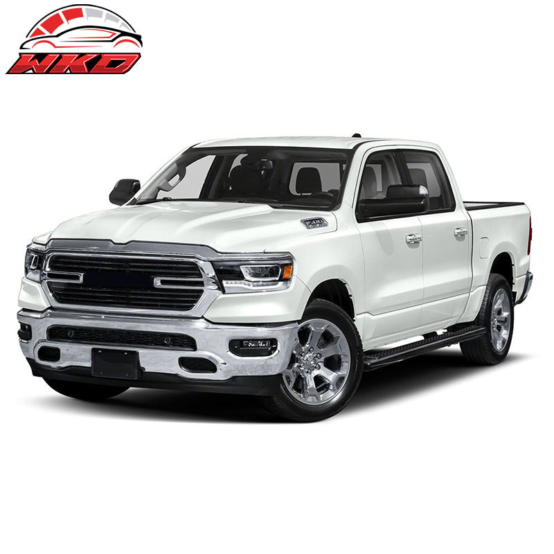 Fits 19-25 Ram 1500 Quad Cab OE Style Black Side Step Nerf Bars Running Boards