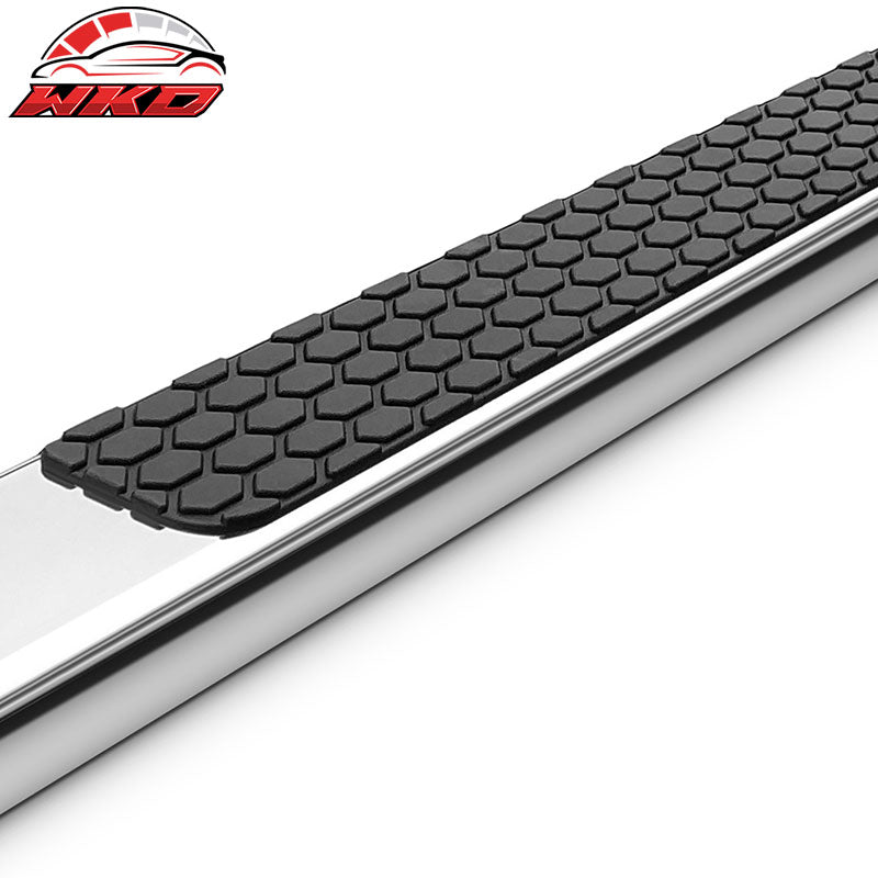 Fits 19-25 Ram 1500 Quad OE Chrome 4.5in Side Step Nerf Bars Running Boards