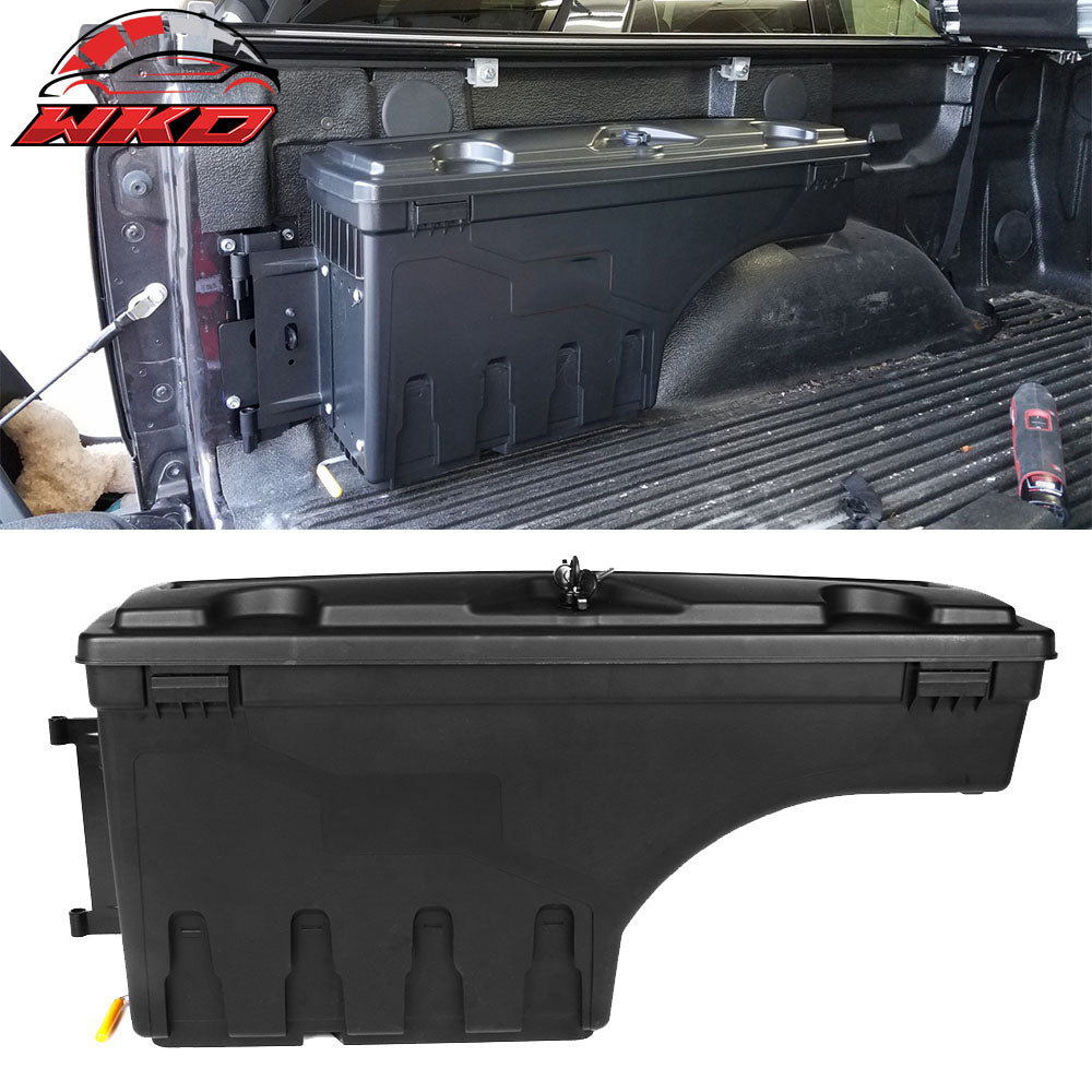 Fits 02-18 Ram 1500 2500 3500 ABS Truck Bed Storage Box Driver Side