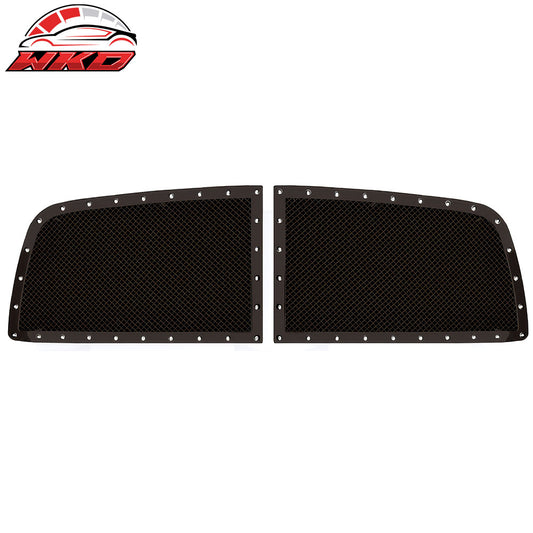 Wholesale 09-12 Dodge Ram 1500 Mesh Chrome Black Front Insert Grille Stainless Steel