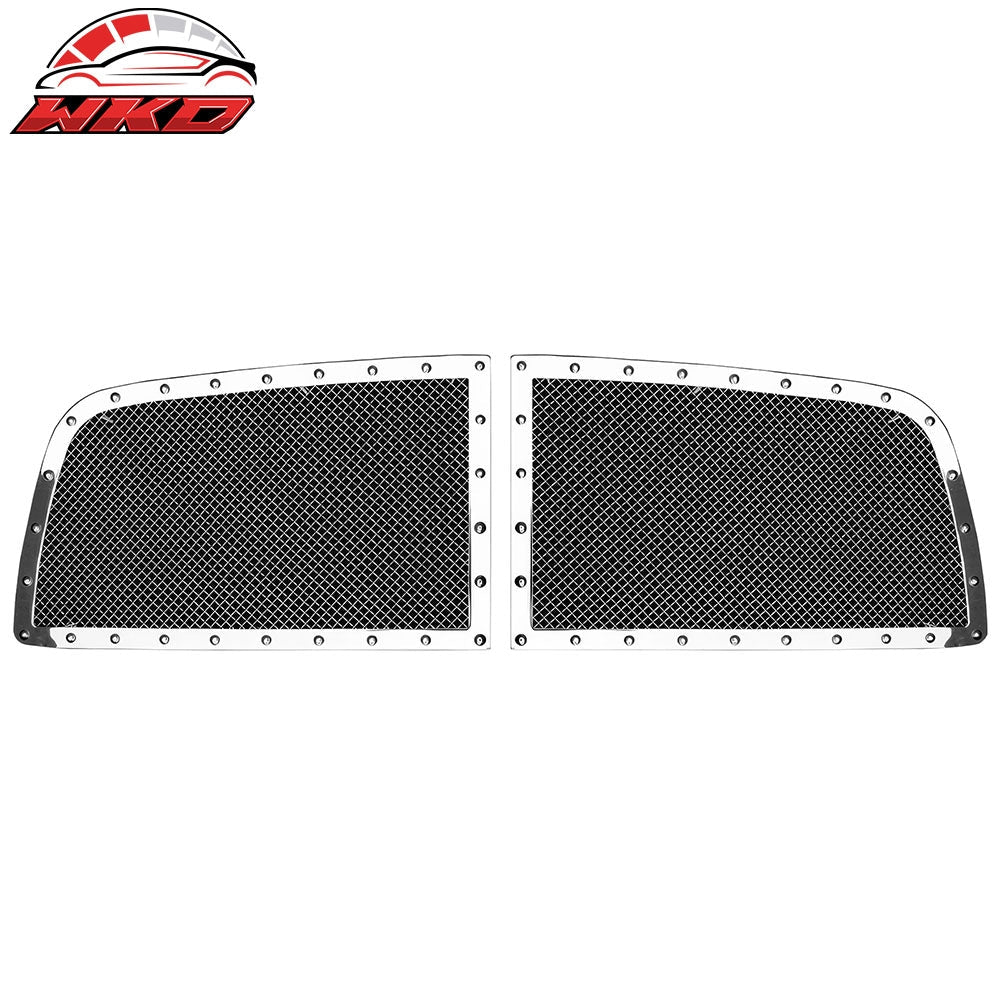 Wholesale 09-13 Dodge Ram 1500 Mesh Style Chrome Front Insert Grille Stainless Steel