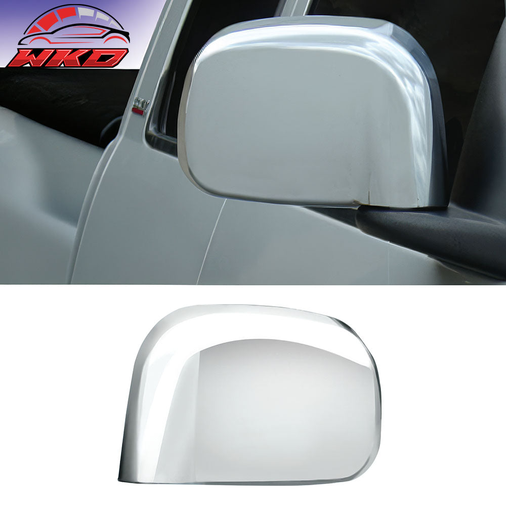 Fits 02-08 Dodge Ram Rear Side View Mirror Covers Caps Overlay Chrome ABS Pair