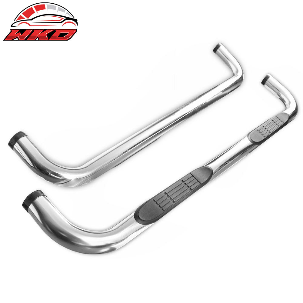 Fits 19-25 Dodge Ram 1500 Crew Cab 3in 2PCS Side Steps Nerf Bars Running Boards