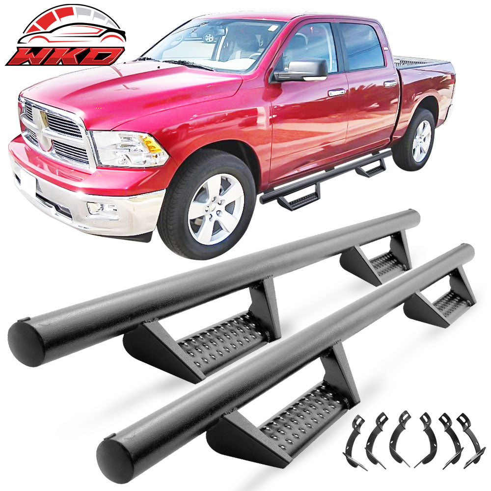 Fits 09-23 Dodge Ram Crew Cab BCK Style Side Step Bars