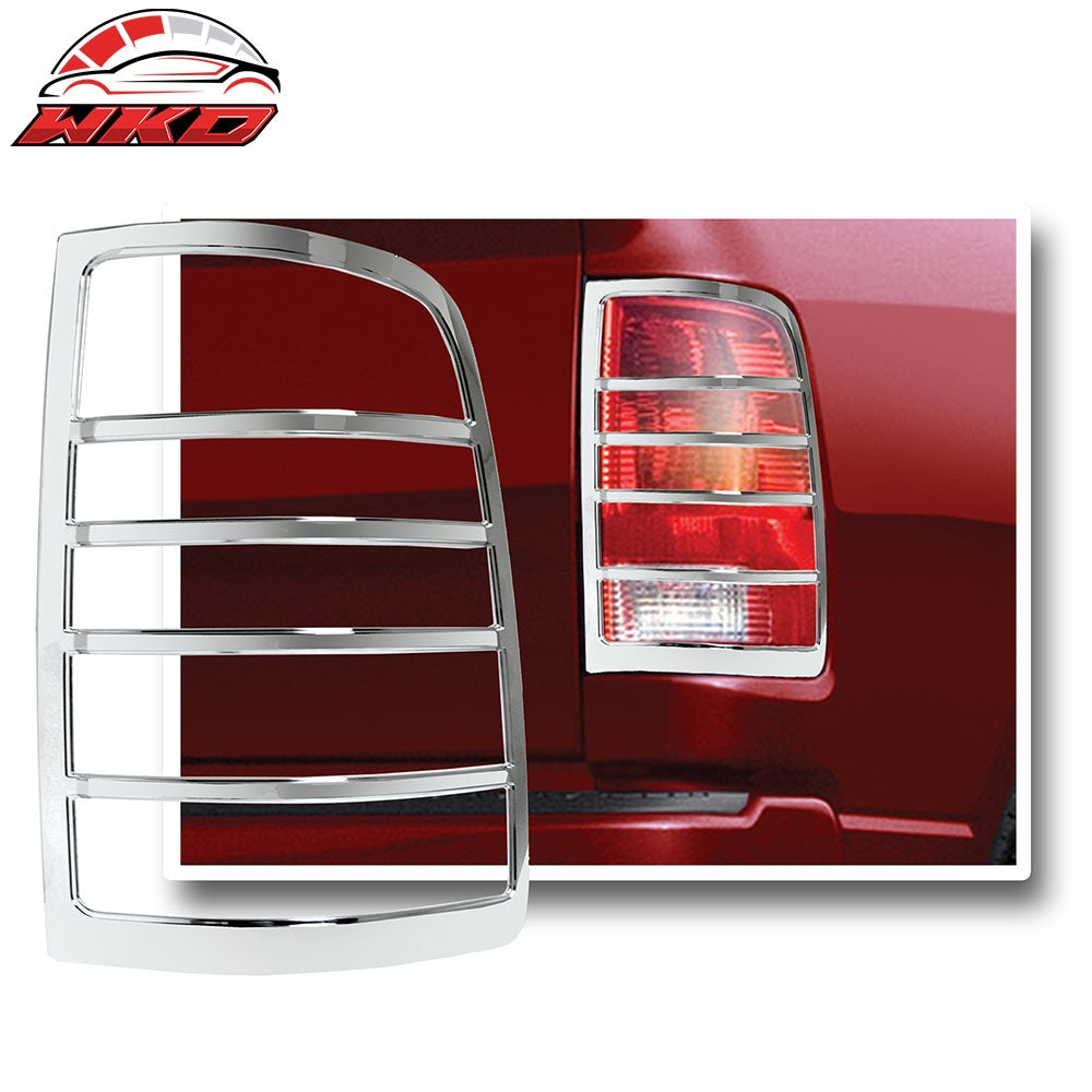 Wholesale 09-18 Dodge Ram 1500 2PCS Replacement Rear Tail Lights Bezel Covers Chrome
