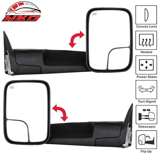 Wholesale 02-08 Ram 1500 03-09  2500 3500 Towing Mirrors Power Heated Signal Light