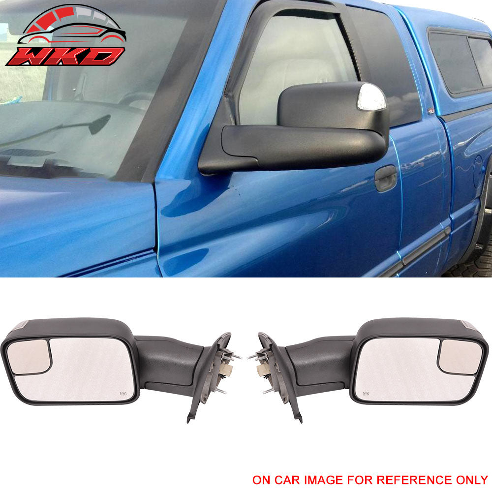Fits 02-08 Ram 1500 03-09  2500 3500 Towing Mirrors Power Heated Signal Light