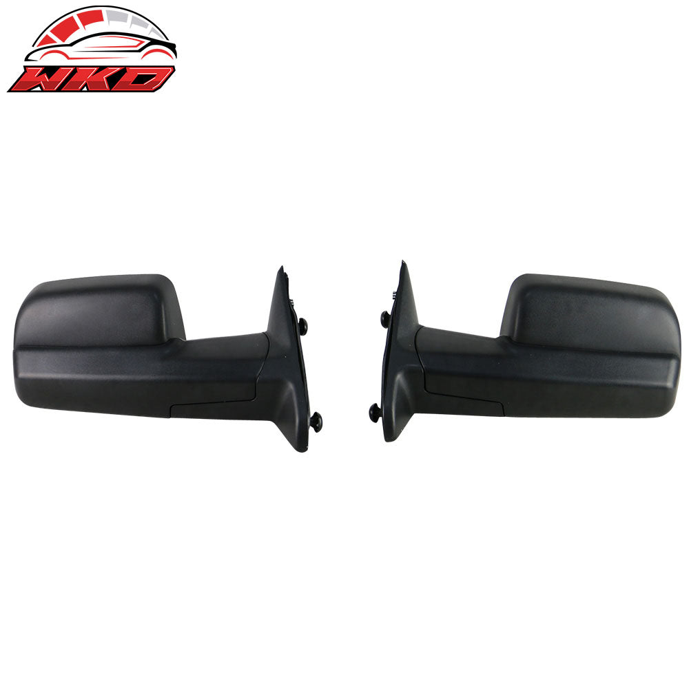 Fits 09-13 Dodge Ram 1500 2500 3500 2PCS Side Towing Mirrors Turn Signal Sensor