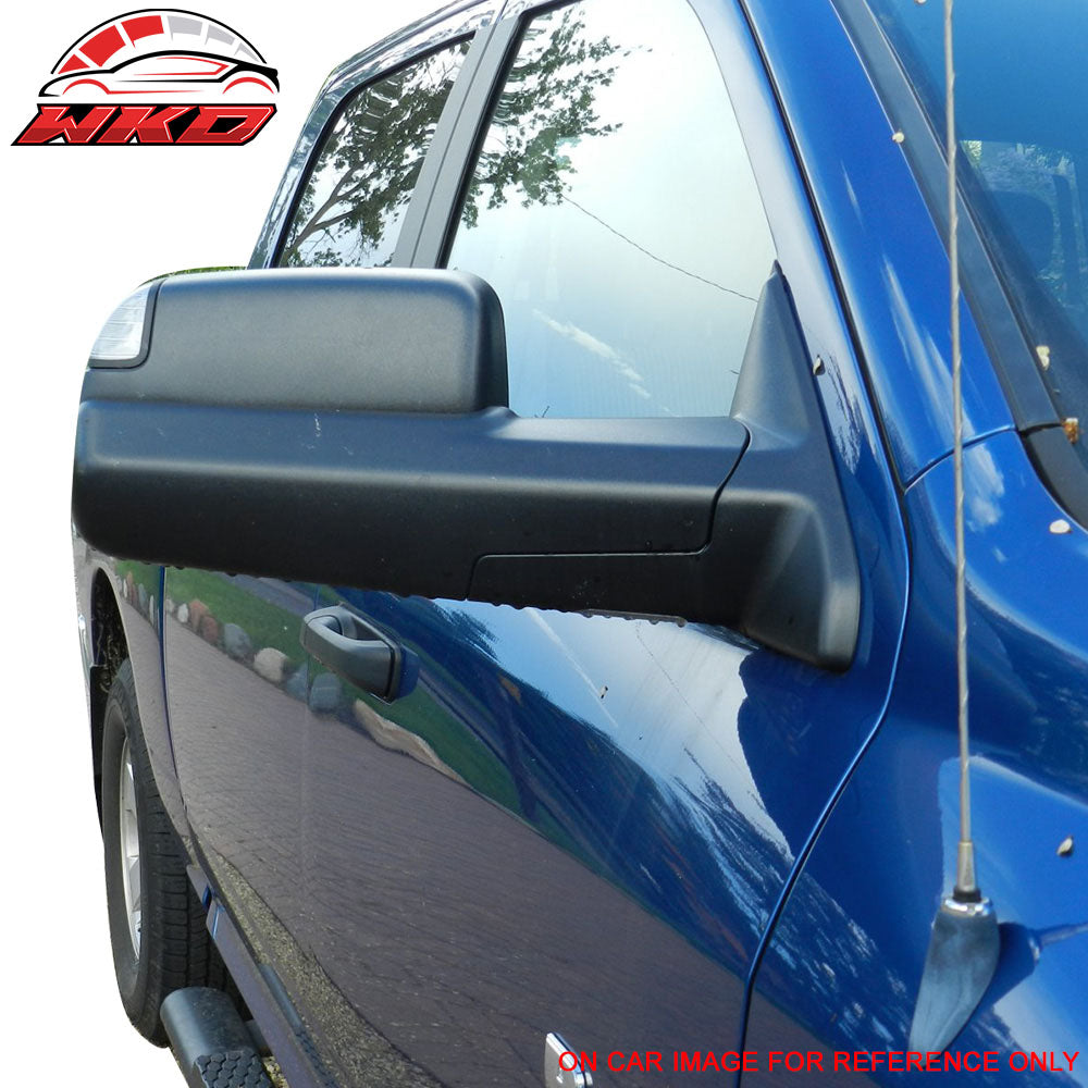 Fits 09-12 Dodge Ram 1500 2500 3500 2PCS Full Side Mirror Covers W/Signal Lights