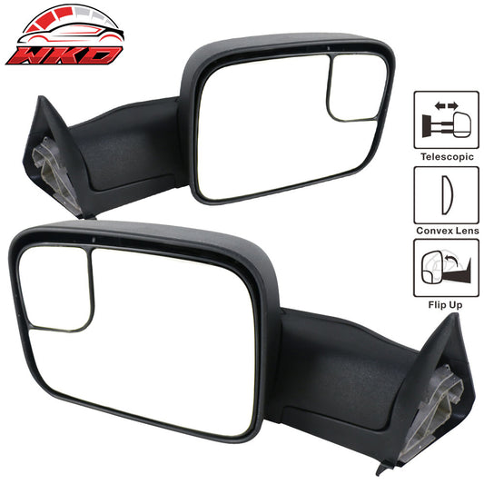 Wholesale 94-01 Dodge Ram 1500 94-02 2500 3500 Towing Mirrors Pair + Support Bracket