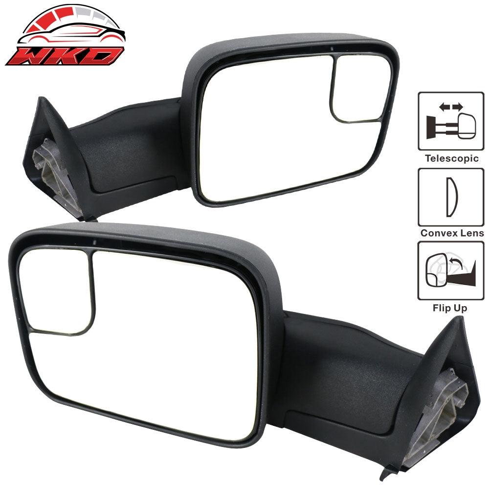 Wholesale 94-01 Dodge Ram 1500 94-02 2500 3500 Towing Mirrors Pair + Support Bracket