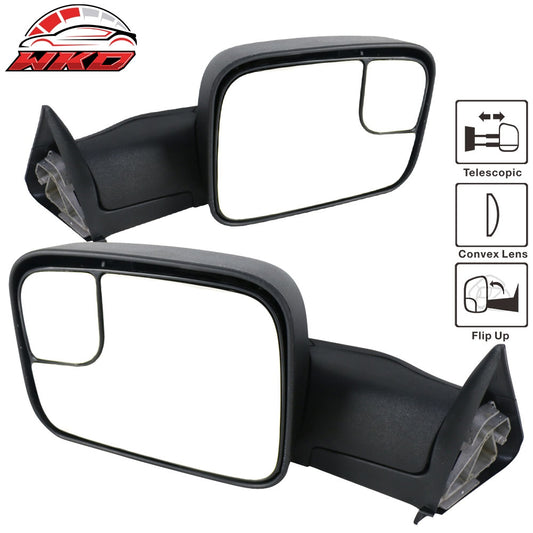Wholesale 94-01 Dodge Ram 1500 94-02 2500 3500 Towing Mirrors Pair + Support Bracket