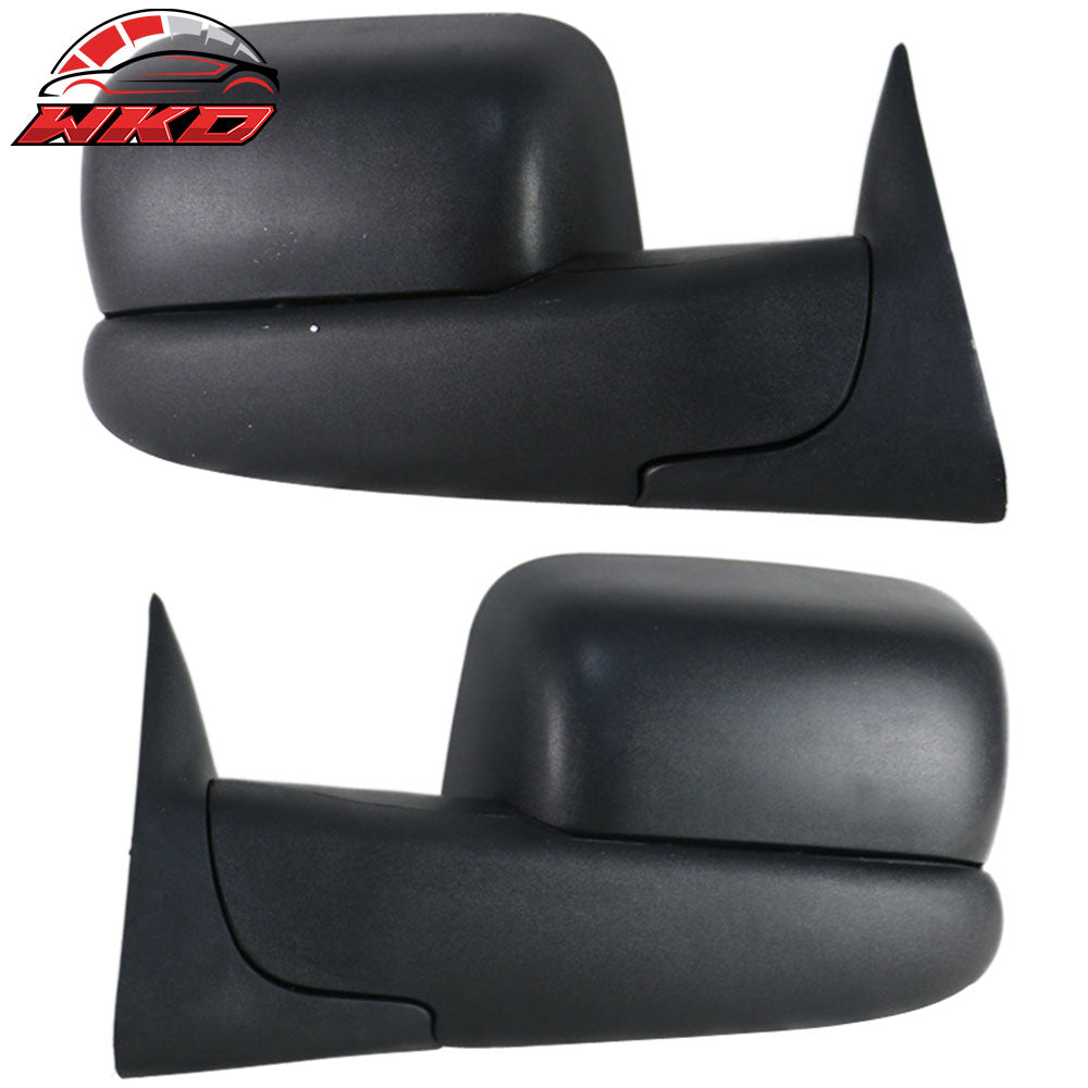 Fits 94-01 Dodge Ram 1500 94-02 2500 3500 Towing Mirrors Pair + Support Bracket