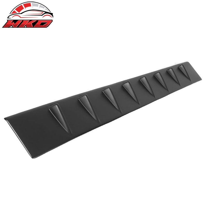 Fits 11-23 Dodge Charger IKON Style Rear Roof Spoiler Shark Fin Wing Matte Black