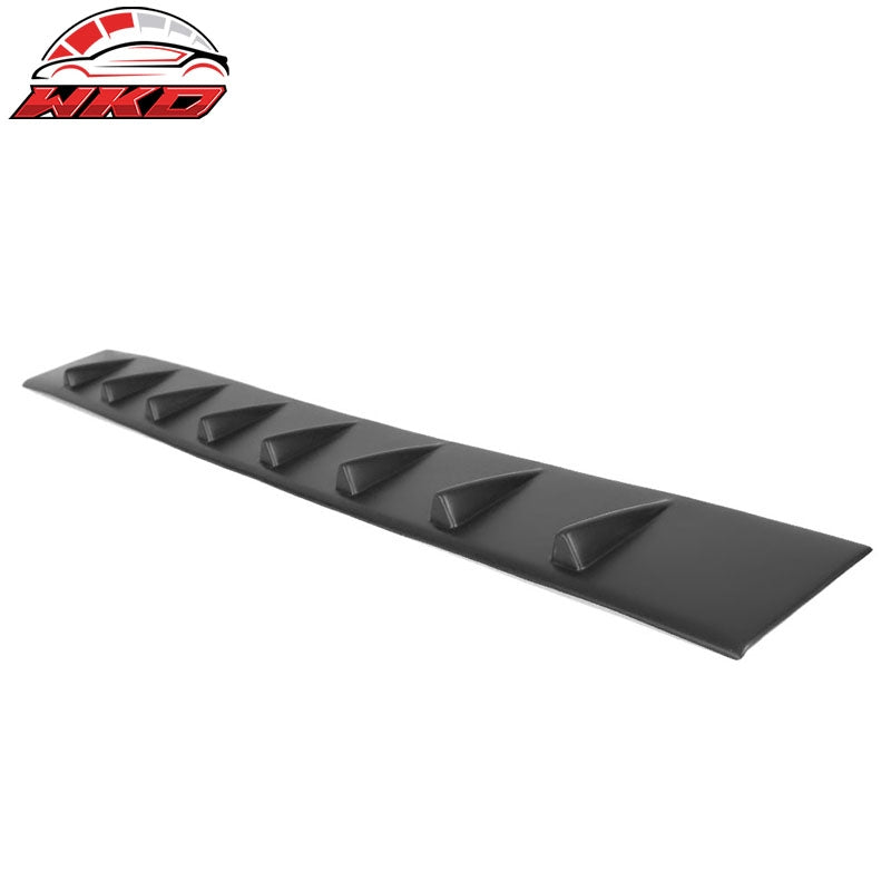 Fits 11-23 Dodge Charger IKON Style Rear Roof Spoiler Shark Fin Wing Matte Black