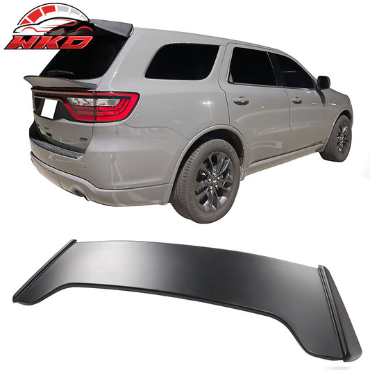 Wholesale 21-26 Dodge Durango IKON Style Rear Roof Spoiler Wing Lip Matte Black ABS