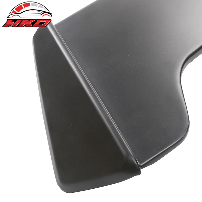 Fits 21-26 Dodge Durango IKON Style Rear Roof Spoiler Wing Lip Matte Black ABS