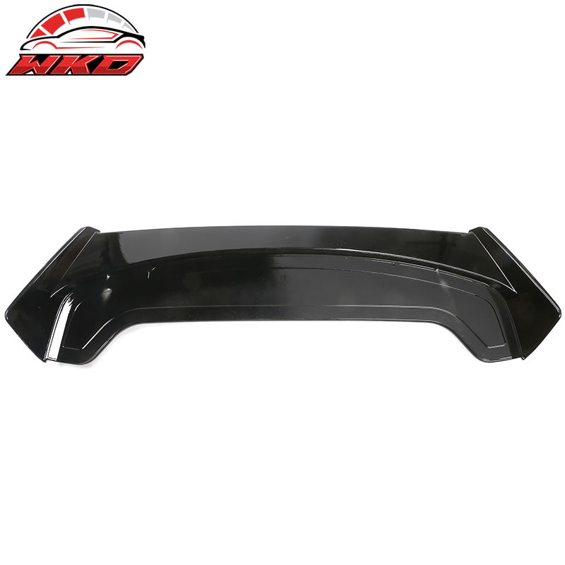 Fits 21-26 Dodge Durango IKON Style Rear Roof Spoiler Wing Lip Gloss Black ABS