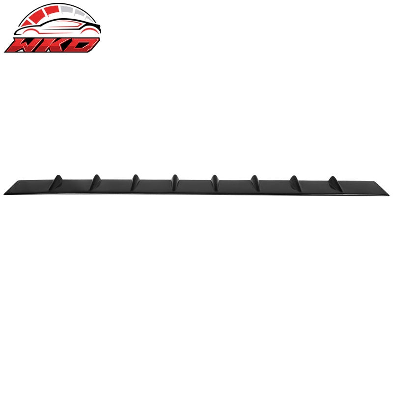 Fits 11-23 Dodge Charger IKON Shark Fin Roof Spoiler Vane Wing - Gloss Black