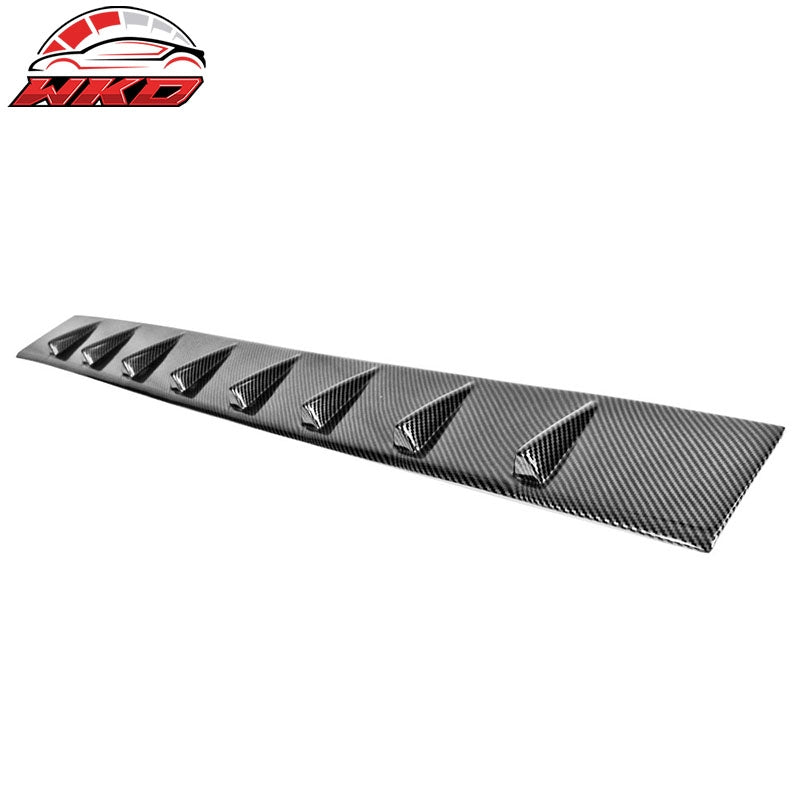 Fits 11-23 Dodge Charger IKON Shark Fin Roof Spoiler Wing - Carbon Fiber Print