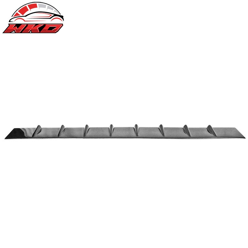 Fits 11-23 Dodge Charger IKON Shark Fin Roof Spoiler Wing - Carbon Fiber Print