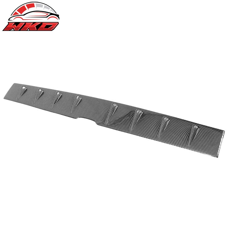 Fits 08-23 Challenger IKON Shark Fin Roof Vane Spoiler Wing - Carbon Fiber Print