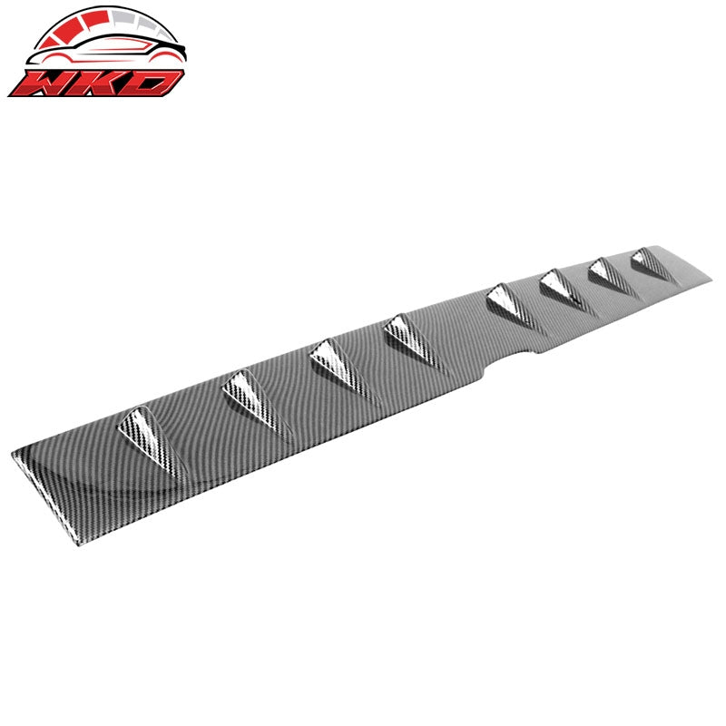 Fits 08-23 Challenger IKON Shark Fin Roof Vane Spoiler Wing - Carbon Fiber Print
