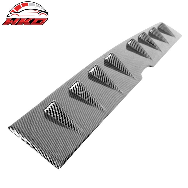 Fits 08-23 Challenger IKON Shark Fin Roof Vane Spoiler Wing - Carbon Fiber Print
