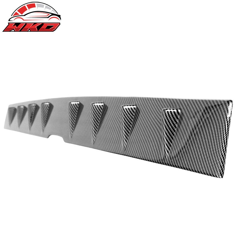 Fits 08-23 Challenger IKON Shark Fin Roof Vane Spoiler Wing - Carbon Fiber Print
