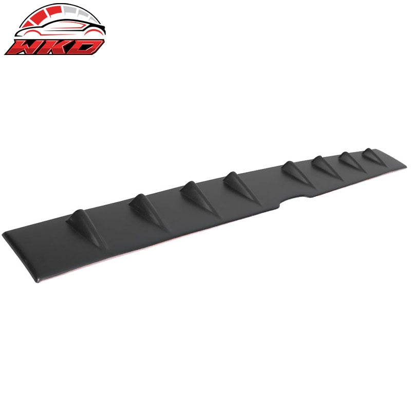 Fits 08-23 Dodge Challenger IKON Shark Fin Roof Vane Spoiler Wing - Matte Black
