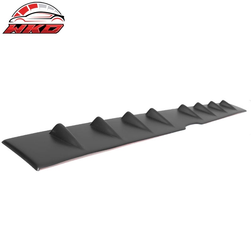 Fits 08-23 Dodge Challenger IKON Shark Fin Roof Vane Spoiler Wing - Matte Black