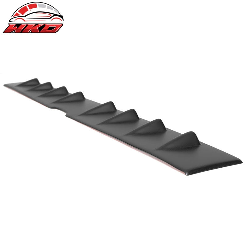 Fits 08-23 Dodge Challenger IKON Shark Fin Roof Vane Spoiler Wing - Matte Black