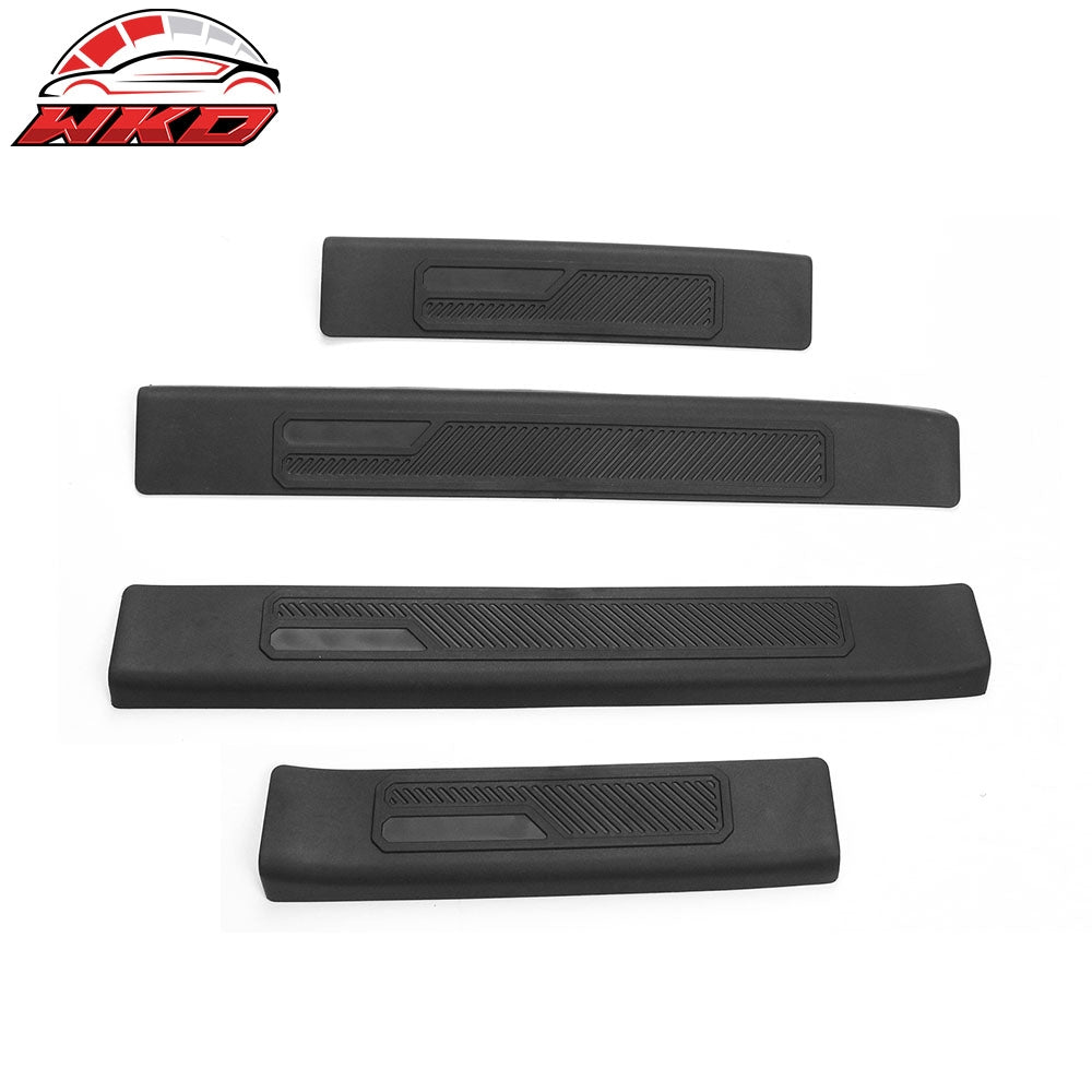 21-26 Ford Bronco 4 Door Black TPE Door Edge Guard Sill Protector Cover 4PC | Wholesale