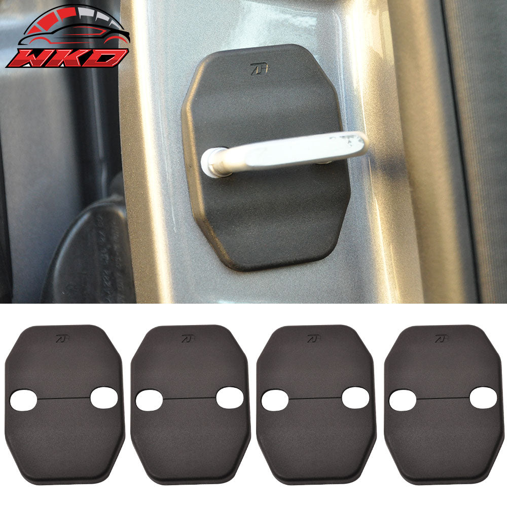 Fits W204 C204 W212 C207 4PCS Door Lock Latch Striker Catch Bracket Cover Cap PP