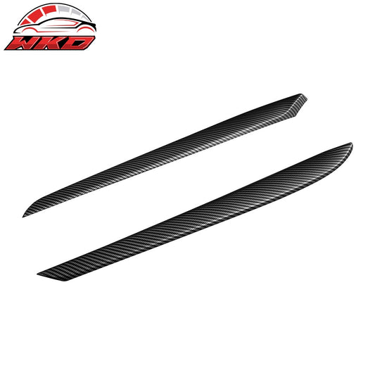 Wholesale For 21-23 Tesla Model 3 23 Y Front Door Panel Trim Matte Carbon Fiber Print 2PCS - Wikond Auto
