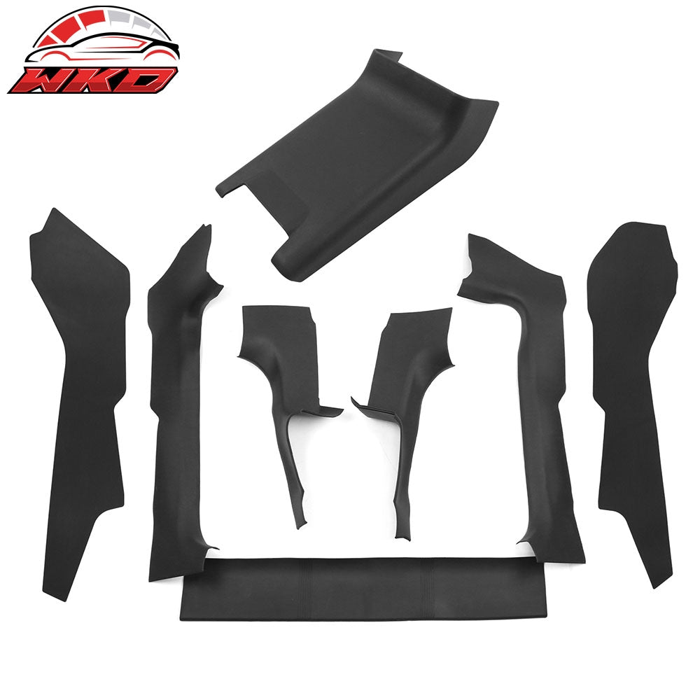 2024-2026 Tesla Model 3 8PCS Door Sill Protector+Seat Kick Panel+Anti-Kick Cover | Wholesale