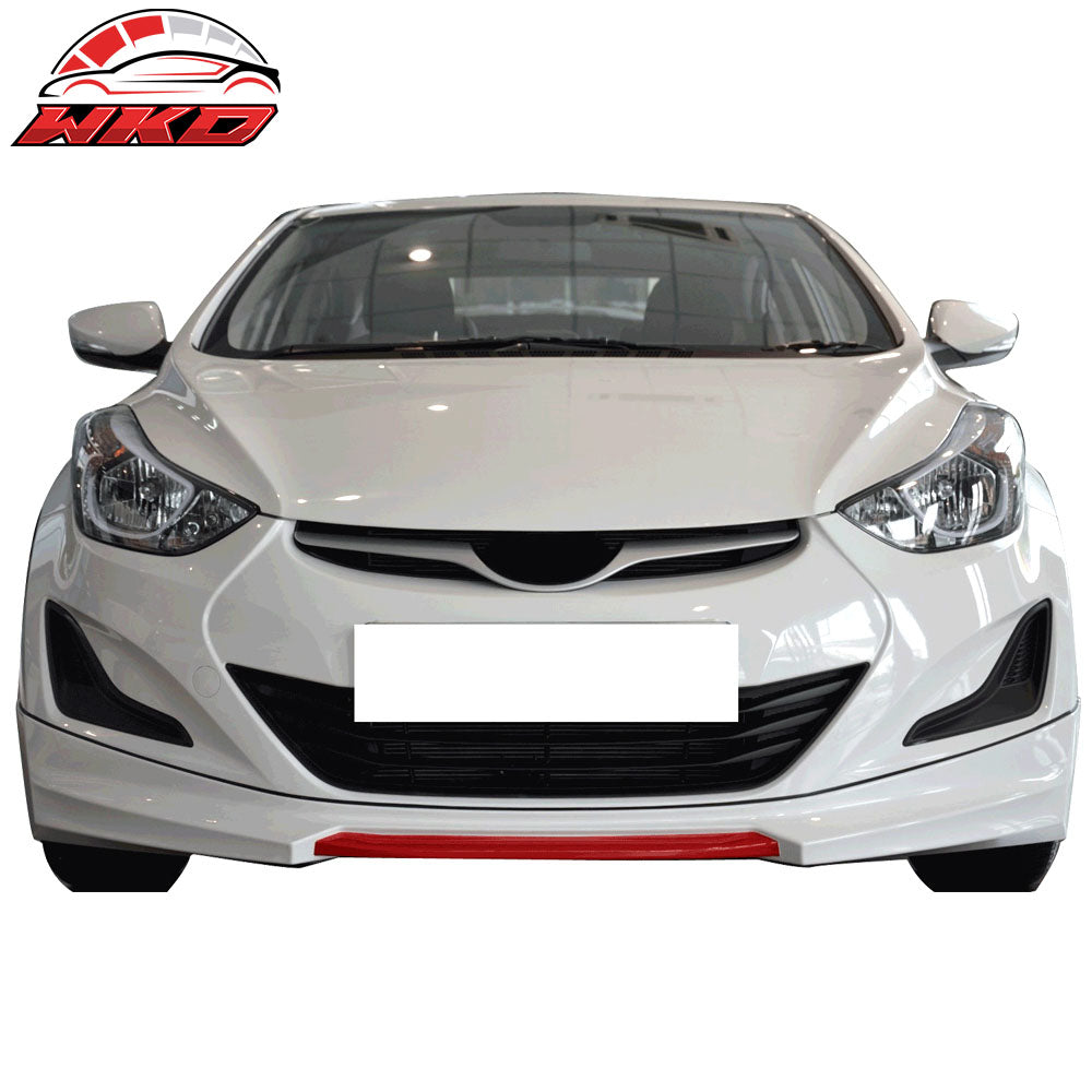 Fits 11-15 Hyundai Elantra Factory FL Style MD Sport Front Bumper Lip Spoiler