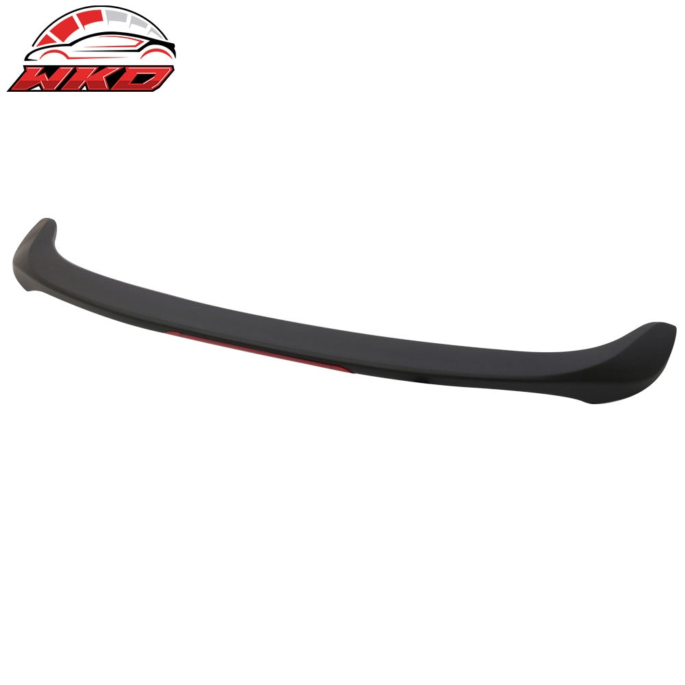 Wholesale 11-15 Hyundai Elantra Sedan 4Dr Matte Black ABS Trunk Spoiler Wing & Led
