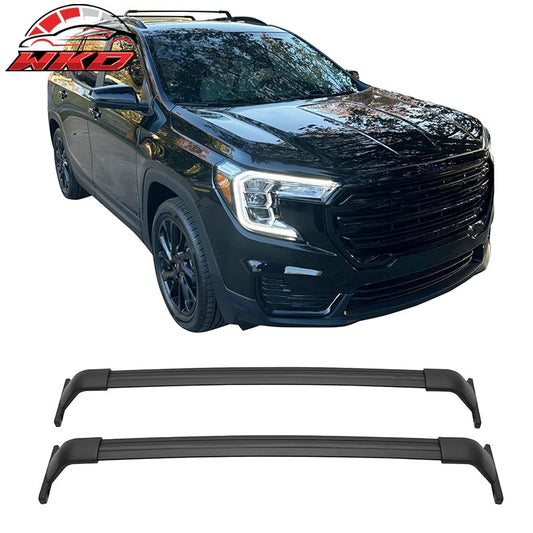 Wholesale 18-24?Equinox Terrain Roof Rack Rail Luggage Carrier Cross Bars - Aluminum - Wikond Auto