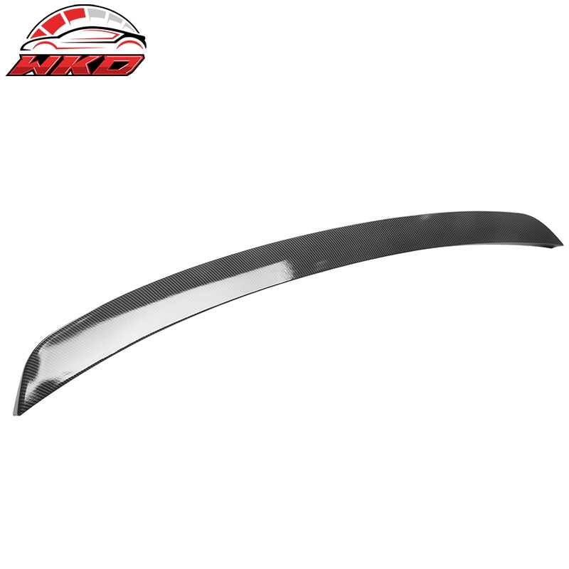Fits 16-19 Ford Explorer Duckbill Style Middle Trunk Spoiler Carbon Fiber Print