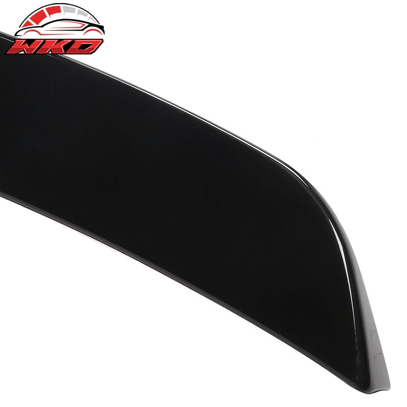 Fit 16-19 Ford Explorer Duckbill Style Rear Trunk Middle Spoiler ABS Gloss Black