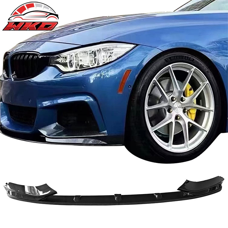 Wholesale 14-20 F32 F33 F36 4-Series 2/4 Door M Sport MP Front Lip Carbon Fiber Print - Wikond Auto