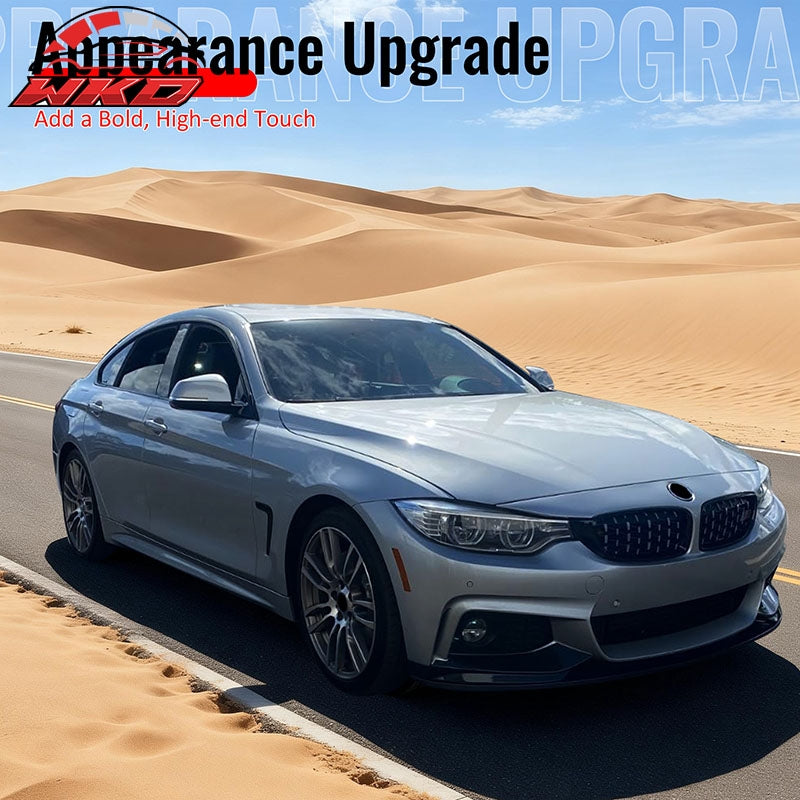 Wholesale 14-20 F32 F33 F36 4-Series 2/4 Door M Sport MP Front Bumper Lip Gloss Black - Wikond Auto