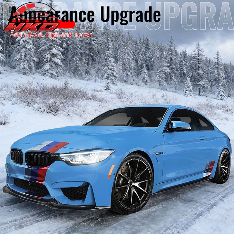 Wholesale For 15-20 F80 M3 F82 M4 CS Style Front Bumper Lip Spoiler Carbon Fiber Print ABS - Wikond Auto