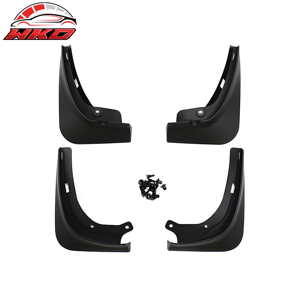 Fits 17-23 Tesla Model 3 4DR Mud Guards Splash Flaps Fender Matte Black PP 4PCS