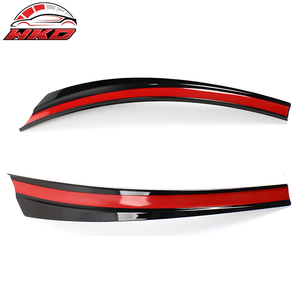 Fits 20-23 Tesla Model Y Fender Flare Mud Guards Splash Flaps ABS - Gloss Black