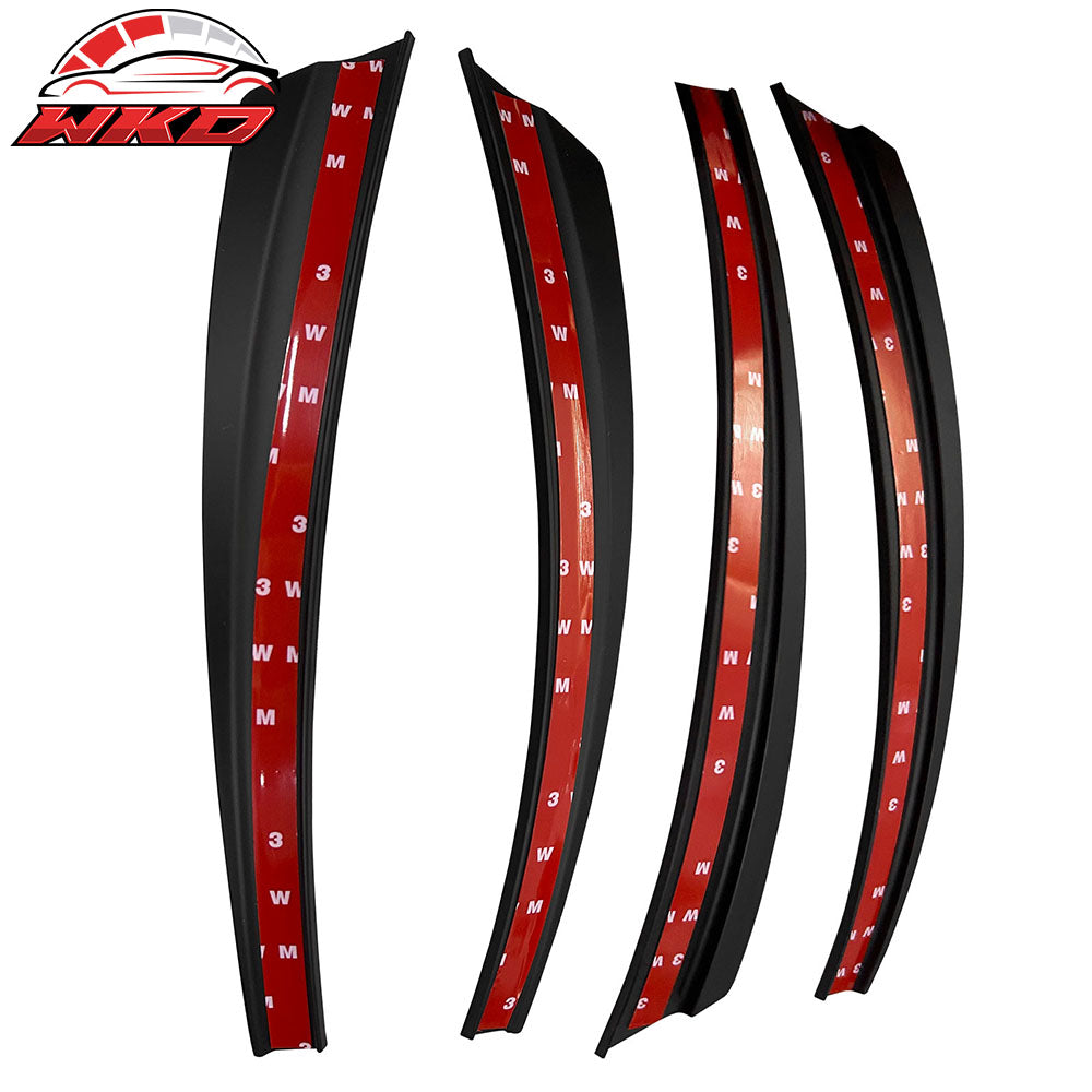 Fits 20-24 Tesla Model Y Fender Flare Mud Guards Splash Flaps ABS - Matte Black