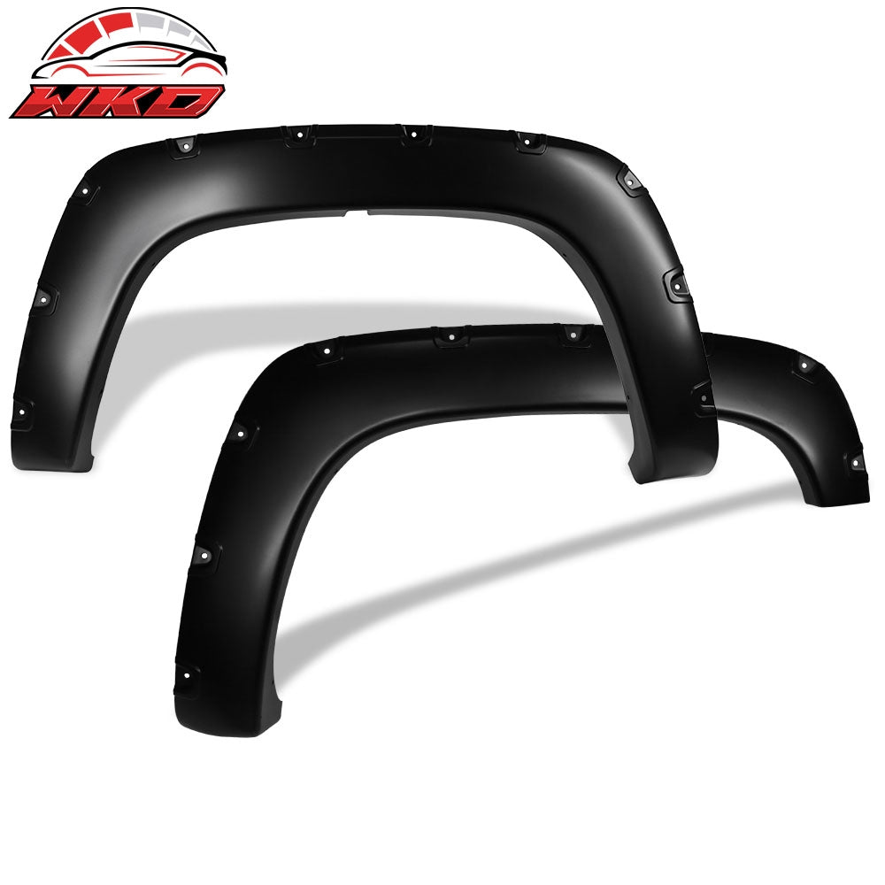 Fits 88-00 Chevy C1500 K1500 CK Pocket Rivet Wheel Arch Fender Flares Cover 4PC